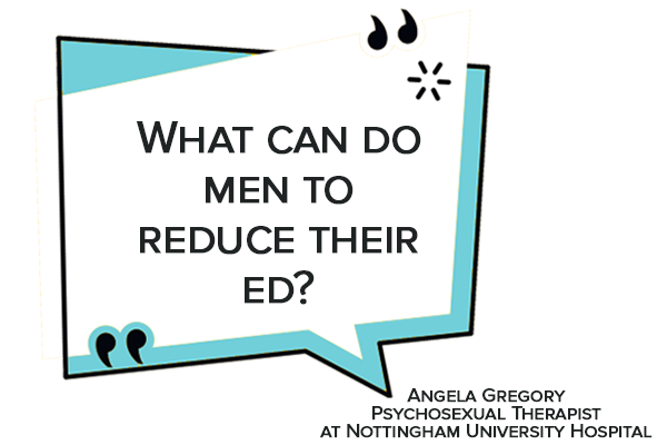 What can do men to reduce their ed