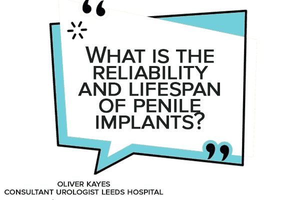 What is the reliability and lifespan of penile implants