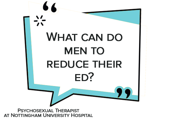what can do men to reduce their ed